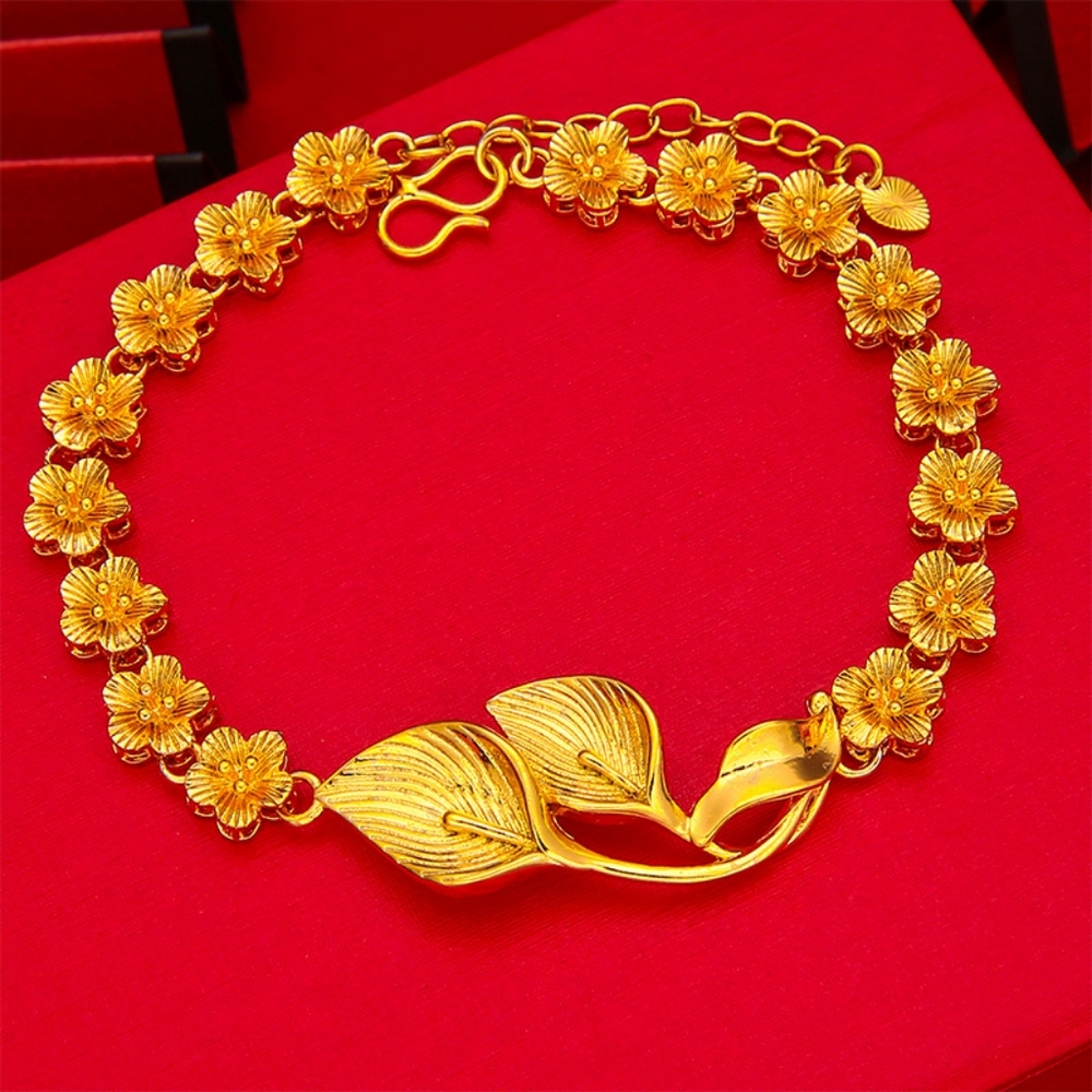 18K gold overlay bracelet